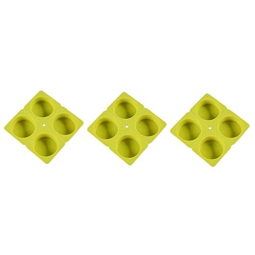 HOMSFOU 3 Stück Handgefertigte Silikonseifenform Hochtemperatur Beständig Runde Fach Silikonform für Diy Seifenherstellung Zufällige Farben Flexibel und Leicht zu Entformen HOMSFOU 3 Stück Handgefertigte Silikonseifenform Hochtemperatur Beständig Runde Fach Silikonform für Diy Seifenherstellung Zufällige Farben Flexibel und Leicht zu Entformen von HOMSFOU