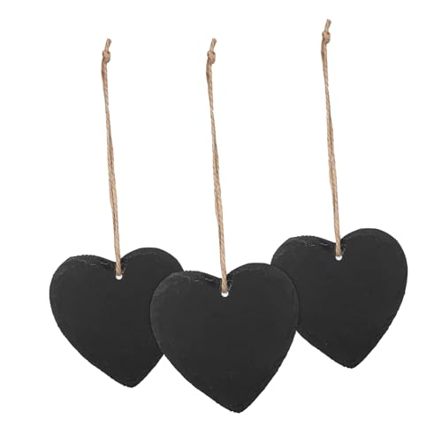 HOMSFOU 3 Stück Herzförmige Schiefertafel Etiketten mit Juteseil Hängende Beschriftungs Tags für Pflanzen Dekoration Menüs und Hochzeiten HOMSFOU 3 Stück Herzförmige Schiefertafel Etiketten mit Juteseil Hängende Beschriftungs Tags für Pflanzen Dekoration Menüs und Hochzeiten von HOMSFOU