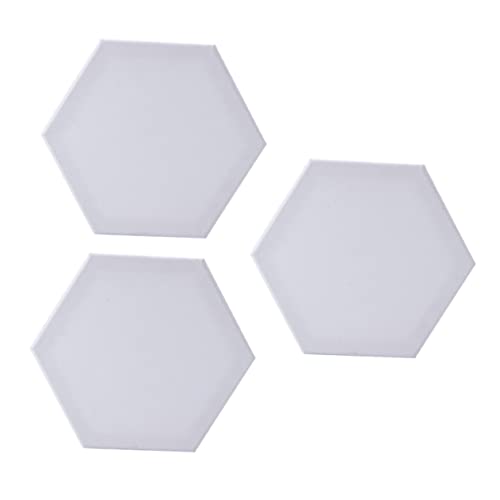 HOMSFOU 3 Stück Hexagon Baumwoll Malplatte Seitenlänge Künstlerleinwand für Öl und Acrylmalerei für Diy Projekte und Hobbymaler HOMSFOU 3 Stück Hexagon Baumwoll Malplatte Seitenlänge Künstlerleinwand für Öl und Acrylmalerei für Diy Projekte und Hobbymaler von HOMSFOU