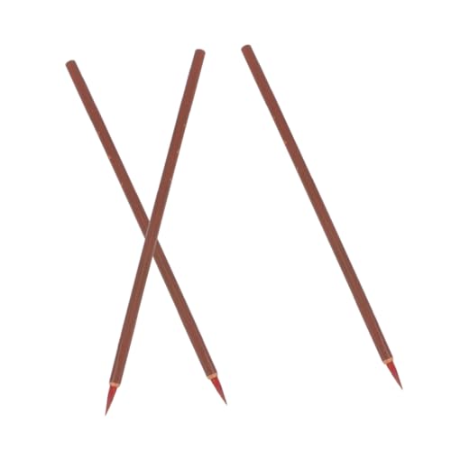 HOMSFOU 3 Stück Kalligraphie Pinsel Teiliges Traditioneller Chinesischer Malpinsel für Präzise Zeichnungen und Kalligraphie Leicht zu Reinigen für Schreiben von HOMSFOU