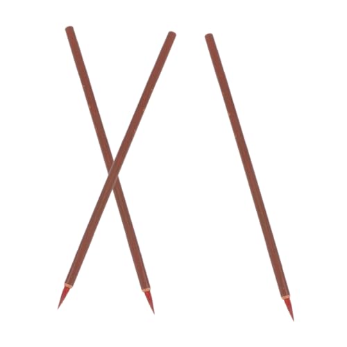 HOMSFOU 3 Stück Kleiner Roter Schreibpinsel Traditioneller Kalligraphiepinsel Praktischer Kalligraphiepinsel Chinesische Kalligraphie Stift Zarter Pinsel Camouflage Holz HOMSFOU 3 Stück Kleiner Roter Schreibpinsel Traditioneller Kalligraphiepinsel Praktischer Kalligraphiepinsel Chinesische Kalligraphie Stift Zarter Pinsel Camouflage Holz von HOMSFOU