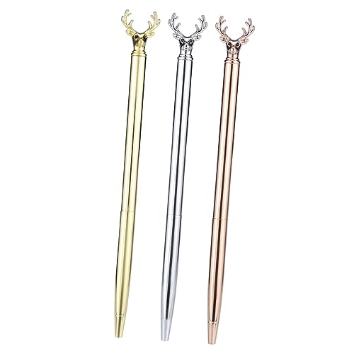 HOMSFOU 3 Stück Kreative Kugelschreiber mit Design Metall Kugelschreiber für Schule und Büro Leicht und Handlich Schnelltrocknende als HOMSFOU 3 Stück Kreative Kugelschreiber mit Design Metall Kugelschreiber für Schule und Büro Leicht und Handlich Schnelltrocknende als von HOMSFOU
