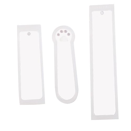 HOMSFOU 3 Stück Lesezeichenform Pfote Lesezeichen Schaffen Schimmel Form Aus Epoxidharz Silikonform Selber Machen Kieselgel Transparent HOMSFOU 3 Stück Lesezeichenform Pfote Lesezeichen Schaffen Schimmel Form Aus Epoxidharz Silikonform Selber Machen Kieselgel Transparent von HOMSFOU