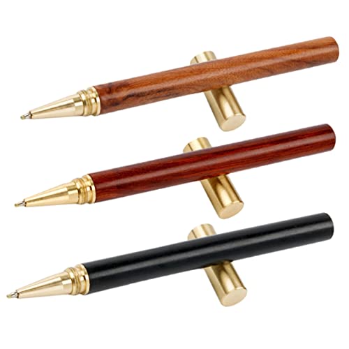 HOMSFOU 3 Stück Metall Gelstifte für Büro und Alltag Vintage Design Kugelschreiber aus Edlem für Lehrer und Kollegen Vielseitig Einsetzbar von HOMSFOU