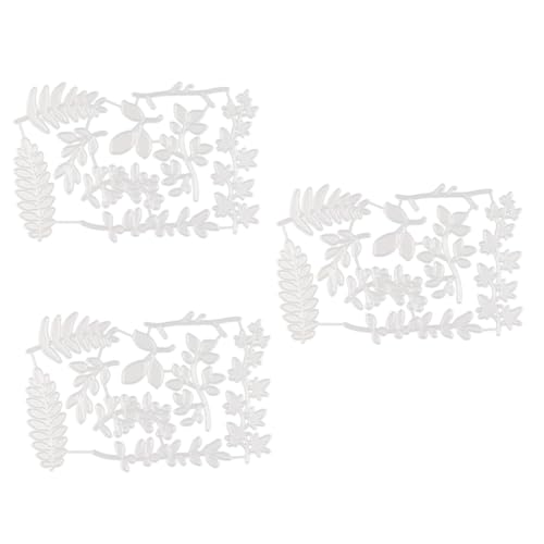 HOMSFOU 3 Stück Metallmesser -Messerform aus Metall Schneidwerkzeug Sammelalbum Blumen Herstellung Stanzform für Papierhandwerk Metallschablone Kohlenstoffstahl Silver von HOMSFOU