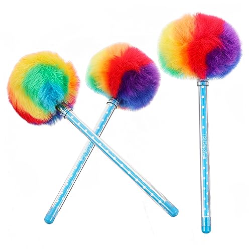 HOMSFOU 3 Stück Mohnballstift Kugelschreiber für Mädchen dekoration stift party Regenbogen-Kugelschreiber Neuheitstifte farbiger Schreibstift Cartoon-Stifte Plastik Zufällige Farbe HOMSFOU 3 Stück Mohnballstift Kugelschreiber für Mädchen dekoration stift party Regenbogen-Kugelschreiber Neuheitstifte farbiger Schreibstift Cartoon-Stifte Plastik Zufällige Farbe von HOMSFOU