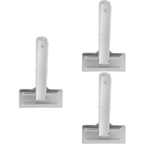 HOMSFOU 3 Stück Nähclip Stoff Jumbo Stich Material Naht Clips Clip zum Nähen von Kleidungsstücken Strickklammer Quiltvorräte Quilt-Clip für zu Hause Rostfreier Stahl Silver von HOMSFOU