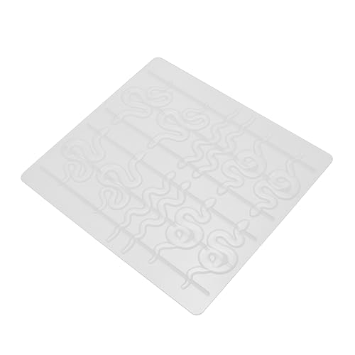 HOMSFOU 3 Stück Schlangenform Silikonform für Ohrringe und Schlüsselanhänger Diy Epoxidharz Gießform für Kreative Schmuckherstellung für Bastelprojekte und Personalisierte Anhänger von HOMSFOU
