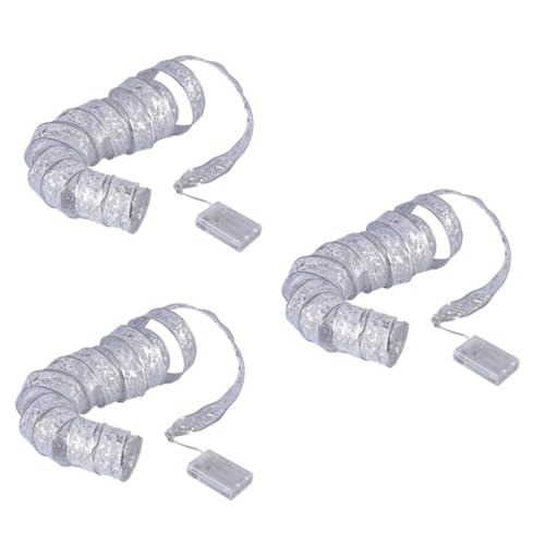 HOMSFOU 3 Stück Schnur Leuchtender Band Anhänger Weihnachtsgirlande Mit Lichtern Weihnachtsband Lichter Weihnachtsfreigabe Led-streifenlichter Für Weiß Pvc Weihnachtsbaum Streifen Licht HOMSFOU 3 Stück Schnur Leuchtender Band Anhänger Weihnachtsgirlande Mit Lichtern Weihnachtsband Lichter Weihnachtsfreigabe Led-streifenlichter Für Weiß Pvc Weihnachtsbaum Streifen Licht von HOMSFOU