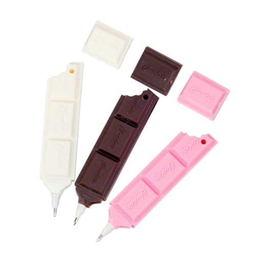 HOMSFOU 3 Stück Schokoladen-kugelschreiber Coole Stifte Für Frauen Spaßstifte Für Erwachsene Lebensmittelstift Kawaii Schreibtischzubehör Süße Stifte Für Frauen Plastik HOMSFOU 3 Stück Schokoladen-kugelschreiber Coole Stifte Für Frauen Spaßstifte Für Erwachsene Lebensmittelstift Kawaii Schreibtischzubehör Süße Stifte Für Frauen Plastik von HOMSFOU