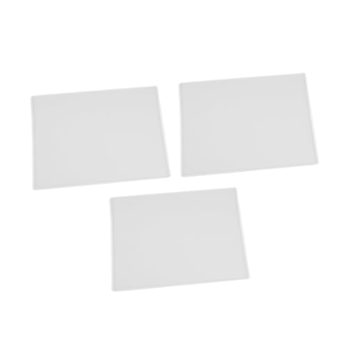 HOMSFOU 3 Stück Silikon Gießform Teilig für Wiederverwendbare Tischmatte DIY Schreibtafel Flexibles und Langlebiges Material für Bastelprojekte und Dekorative Untersetzer HOMSFOU 3 Stück Silikon Gießform Teilig für Wiederverwendbare Tischmatte DIY Schreibtafel Flexibles und Langlebiges Material für Bastelprojekte und Dekorative Untersetzer von HOMSFOU