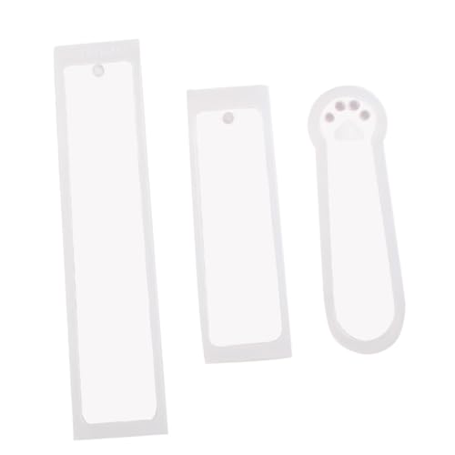HOMSFOU 3 Stück Silikon Lesezeichenform Diy Pfote Gießform für Epoxidharz Leere Lesezeichen Individuellen Gestaltung für Bastelprojekte HOMSFOU 3 Stück Silikon Lesezeichenform Diy Pfote Gießform für Epoxidharz Leere Lesezeichen Individuellen Gestaltung für Bastelprojekte von HOMSFOU