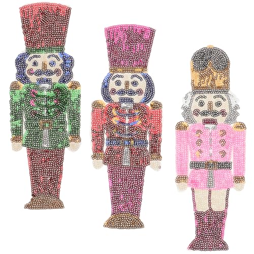 HOMSFOU 3 Stück Soldaten-patch Flicken Nähen Patch Bunt Bestickte Stoffaufnäher Abriebfeste Fellflecken Weihnachtliche Bestickte Applikation Kompakte Kleiderflicken Paillettenstickerei HOMSFOU 3 Stück Soldaten-patch Flicken Nähen Patch Bunt Bestickte Stoffaufnäher Abriebfeste Fellflecken Weihnachtliche Bestickte Applikation Kompakte Kleiderflicken Paillettenstickerei von HOMSFOU