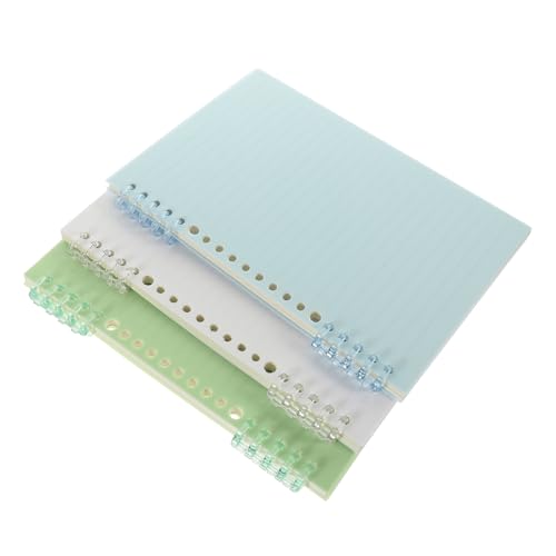 HOMSFOU 3 Stück Spiral Notizbuch Notizheft mit Abnehmbaren Himmelblau Grün und Weiß für Planung Büro und Heft HOMSFOU 3 Stück Spiral Notizbuch Notizheft mit Abnehmbaren Himmelblau Grün und Weiß für Planung Büro und Heft von HOMSFOU