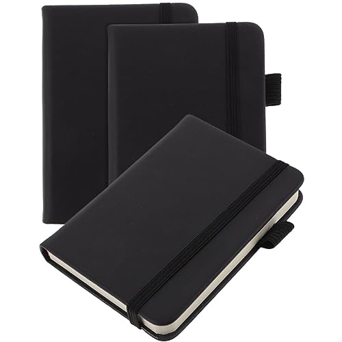 HOMSFOU 3 Stück Taschen Notizbücher Liniert Kompaktes Konferenz Notizbuch Business Memo Notizblock für Schule und Büro von HOMSFOU