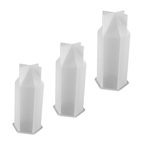 HOMSFOU 3 Stück Teiliges Diy Kerzen Silikonform Sechseckige Epoxidharz Gießformen für Kreative Kerzenherstellung für Deko Objekte und Heimdekoration HOMSFOU 3 Stück Teiliges Diy Kerzen Silikonform Sechseckige Epoxidharz Gießformen für Kreative Kerzenherstellung für Deko Objekte und Heimdekoration von HOMSFOU