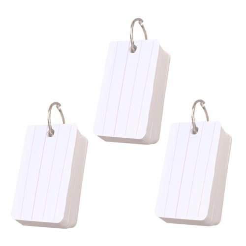 HOMSFOU 3 Stück Teiliges Doppelseitige Linierte Pocket Memo Pads für Englisch vokabeln Leichtes Schreibnotizbuch für Schüler Tagebuch Kreative Notizen und Vokabeltraining Unterwegs HOMSFOU 3 Stück Teiliges Doppelseitige Linierte Pocket Memo Pads für Englisch vokabeln Leichtes Schreibnotizbuch für Schüler Tagebuch Kreative Notizen und Vokabeltraining Unterwegs von HOMSFOU