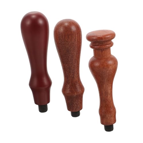 HOMSFOU 3 Stück Teiliges Holzgriff für Wachssiegelstempel Vintage Holzstempelgriff Installieren Ersetzen für Briefe und Einladungen HOMSFOU 3 Stück Teiliges Holzgriff für Wachssiegelstempel Vintage Holzstempelgriff Installieren Ersetzen für Briefe und Einladungen von HOMSFOU
