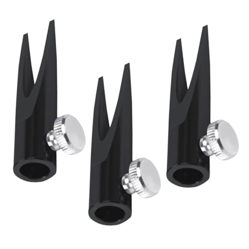 HOMSFOU 3 Stück Teiliges Metall Bleistiftspitzer mit U-förmigen Schlitzen Kompakter Handgehaltener Anspitzer aus Aluminiumlegierung Präzise Spitzen für Augenbrauen Eyelinerstifte Robust von HOMSFOU