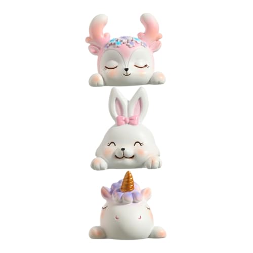 HOMSFOU 3 Stück Teiliges Niedlicher Cartoon Resin Kartenhalter Einhorn Hase und Elch Tischkartenhalter für Hochzeiten Partys und Bürodekorationen Vielseitig Einsetzbar für Fotos Notizen HOMSFOU 3 Stück Teiliges Niedlicher Cartoon Resin Kartenhalter Einhorn Hase und Elch Tischkartenhalter für Hochzeiten Partys und Bürodekorationen Vielseitig Einsetzbar für Fotos Notizen von HOMSFOU