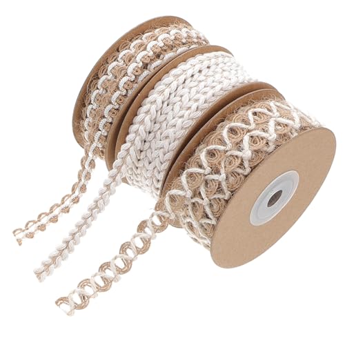 HOMSFOU 3 Stück Teiliges Retro Jute Band für Blumen und Dekoration Hochwertiges Wickelband für Heim und Gartenprojekte für Diy Projekte und Kreative Bastelarbeiten HOMSFOU 3 Stück Teiliges Retro Jute Band für Blumen und Dekoration Hochwertiges Wickelband für Heim und Gartenprojekte für Diy Projekte und Kreative Bastelarbeiten von HOMSFOU