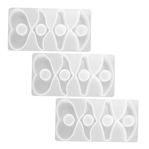 HOMSFOU 3 Stück Teiliges Silikon resin gießform Daumen Buchseitenhalter Wiederverwendbare DIY Epoxidharz Lesezeichen Formen Vielseitige Bastelvorlage für Buchhalter und Kreative von HOMSFOU