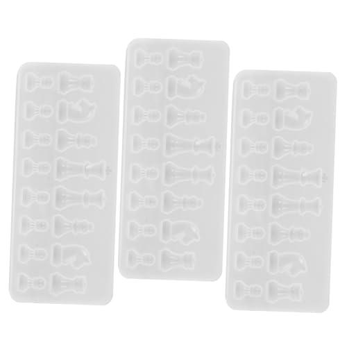 HOMSFOU 3 Stück Teiliges Silikon-schachformen Internationale Schachfiguren Hochtemperaturbeständig Präzise Details Vielseitig für Epoxidharz Schmuck und Bastelarbeiten für DIY Kunst und HOMSFOU 3 Stück Teiliges Silikon-schachformen Internationale Schachfiguren Hochtemperaturbeständig Präzise Details Vielseitig für Epoxidharz Schmuck und Bastelarbeiten für DIY Kunst und von HOMSFOU