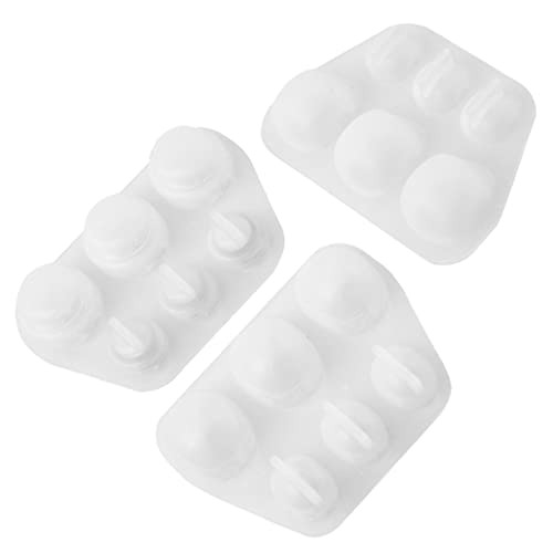 HOMSFOU 3 Stück Teiliges Silikonform für DIY Armbänder Kreative Skull Motive für Epoxidharz Armbänder für Schmuckherstellung und Bastelprojekte von HOMSFOU