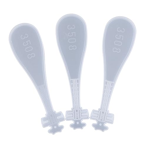HOMSFOU 3 Stück Teiliges Silikonform für DIY Lesezeichen Kristall Epoxidharz Gießform für Handgemachte Schmuckstücke für Kreative Bastelprojekte von HOMSFOU