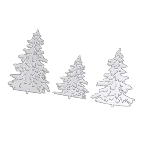 HOMSFOU 3 Stück Teiliges Weihnachtsbaum Stanzform aus Metall Präzisions Cutting Dies für DIY Kartenherstellung Scrapbooking Papierbasteln Wiederverwendbare Schablonen für Weihnachtsdeko HOMSFOU 3 Stück Teiliges Weihnachtsbaum Stanzform aus Metall Präzisions Cutting Dies für DIY Kartenherstellung Scrapbooking Papierbasteln Wiederverwendbare Schablonen für Weihnachtsdeko von HOMSFOU