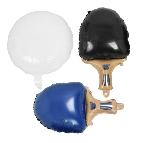 HOMSFOU 3 Stück Tischtennisschläger-Ballon Aufblasbares Tischtennis Sportfolienballon party luftballons Partygeschenke für Tennis Tischtennis Ballons Aluminiumfolie HOMSFOU 3 Stück Tischtennisschläger-Ballon Aufblasbares Tischtennis Sportfolienballon party luftballons Partygeschenke für Tennis Tischtennis Ballons Aluminiumfolie von HOMSFOU