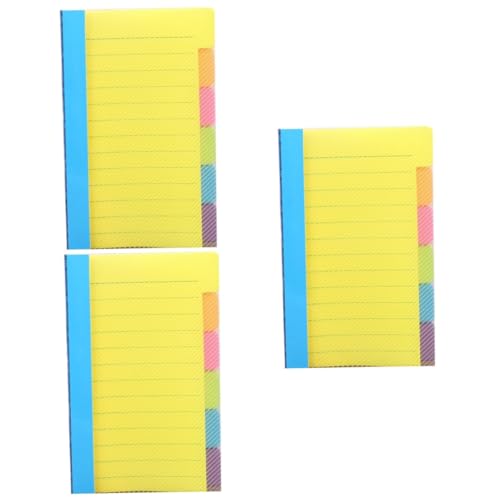 HOMSFOU 3 Stück To Do Liste Notizblöcke Bunte Selbstklebende Haftnotizen für Büro Schule und Zuhause Geeignet für Tägliche Notizen Einfache Anwendung Leicht und Tragbar HOMSFOU 3 Stück To Do Liste Notizblöcke Bunte Selbstklebende Haftnotizen für Büro Schule und Zuhause Geeignet für Tägliche Notizen Einfache Anwendung Leicht und Tragbar von HOMSFOU