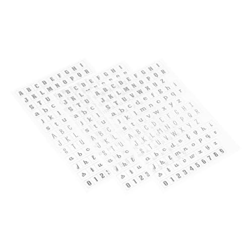 HOMSFOU 3 Stück Transparentes Teiliges Silikonstempel Set mit Buchstaben und Zahlen für DIY Kartenherstellung Scrapbooking Albumdekoration Vielseitig Einsetzbar und Einfach zu Verwenden HOMSFOU 3 Stück Transparentes Teiliges Silikonstempel Set mit Buchstaben und Zahlen für DIY Kartenherstellung Scrapbooking Albumdekoration Vielseitig Einsetzbar und Einfach zu Verwenden von HOMSFOU