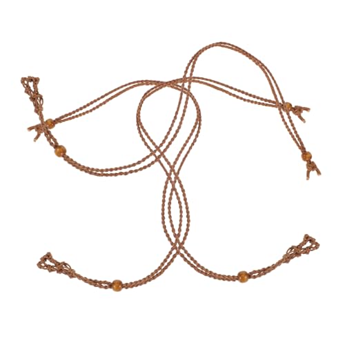 HOMSFOU 3 Stück Verstellbare Handgefertigte Geflochtene Halskette mit Dehnbarem Netzanhänger Flexibles Schmuckzubehör für DIY Charm Ketten Leichter Kristallkäfig Halter für Individuellen HOMSFOU 3 Stück Verstellbare Handgefertigte Geflochtene Halskette mit Dehnbarem Netzanhänger Flexibles Schmuckzubehör für DIY Charm Ketten Leichter Kristallkäfig Halter für Individuellen von HOMSFOU