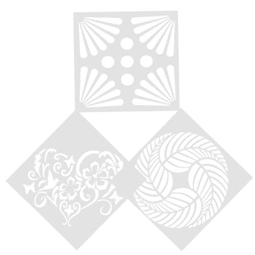 HOMSFOU 3 Stück Wandmalerei Schablonen Wiederverwendbare Malvorlagen für Große Muster Diy Schablonen für Wände und Böden Vielseitig Einsetzbare Malvorlagen für Projekte HOMSFOU 3 Stück Wandmalerei Schablonen Wiederverwendbare Malvorlagen für Große Muster Diy Schablonen für Wände und Böden Vielseitig Einsetzbare Malvorlagen für Projekte von HOMSFOU