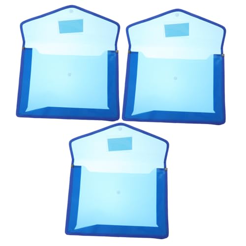 HOMSFOU 3 Stück Wasserfeste Dokumententasche Transparente Aktenordner mit Druckknopf für Büro Schule und Reisen Organisierer für Belege und Verträge HOMSFOU 3 Stück Wasserfeste Dokumententasche Transparente Aktenordner mit Druckknopf für Büro Schule und Reisen Organisierer für Belege und Verträge von HOMSFOU