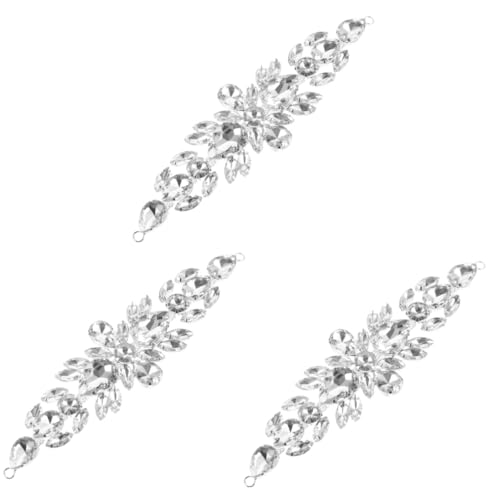 HOMSFOU 3 Stück Wassertropfen Braut- Hochzeit Dekoration Nähen von Schmuck und Strasssteinen Verzierungen für Kleidung Applikationen aus Strass Kleid Spitzenapplikation Brautschmuck Glas HOMSFOU 3 Stück Wassertropfen Braut- Hochzeit Dekoration Nähen von Schmuck und Strasssteinen Verzierungen für Kleidung Applikationen aus Strass Kleid Spitzenapplikation Brautschmuck Glas von HOMSFOU