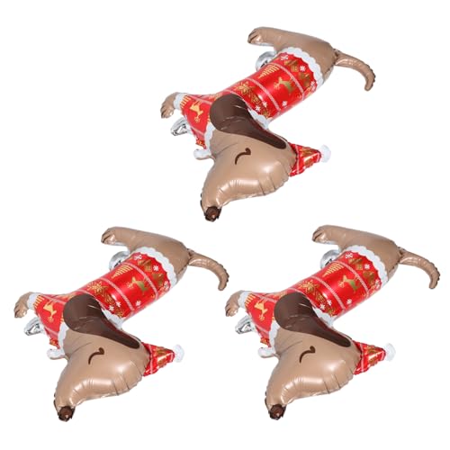 HOMSFOU 3 Stück Weihnachts dekorations ballons Folienballons für Halloween Tiere Folienballons frohe weihnachten ballon Weihnachtsfeier -Vorräte Aluminiumfolie HOMSFOU 3 Stück Weihnachts dekorations ballons Folienballons für Halloween Tiere Folienballons frohe weihnachten ballon Weihnachtsfeier -Vorräte Aluminiumfolie von HOMSFOU