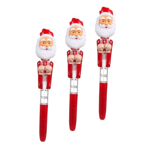HOMSFOU 3 Stück Weihnachtskugelschreiber mit LED Licht Santa Claus Boxhandschuh Kugelschreiber Interaktives Schreibgerät für Klassenzimmer-belohnungen Kreative Weihnachtsfeier HOMSFOU 3 Stück Weihnachtskugelschreiber mit LED Licht Santa Claus Boxhandschuh Kugelschreiber Interaktives Schreibgerät für Klassenzimmer-belohnungen Kreative Weihnachtsfeier von HOMSFOU