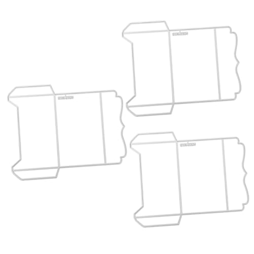 HOMSFOU 3 Teilige Stanzschablone Zum Basteln Von Umschlägen Stanzformen Für Scrapbook Alben Papier Scrapbook Stanzformen Scrapbooking Zubehör Umschläge Dekoration Farbe Wort von HOMSFOU