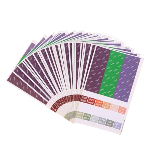 HOMSFOU 30 Blatt Dreieckige Aufkleber Form Zeitschriftenaufkleber selbstklebender Klassifikationsaufkleber Zeitschriften-Scrapbooking-Zubehör klebeetiketten selber machen Papier von HOMSFOU