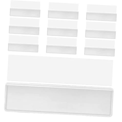 HOMSFOU 30 Satz Namensschildhalter Für Den Schreibtisch Klebetaschen Für Etiketten Selbstklebende Namensschildhüllen Regaletikett Kleine Einzelhandelsschilder Papier Transparent HOMSFOU 30 Satz Namensschildhalter Für Den Schreibtisch Klebetaschen Für Etiketten Selbstklebende Namensschildhüllen Regaletikett Kleine Einzelhandelsschilder Papier Transparent von HOMSFOU
