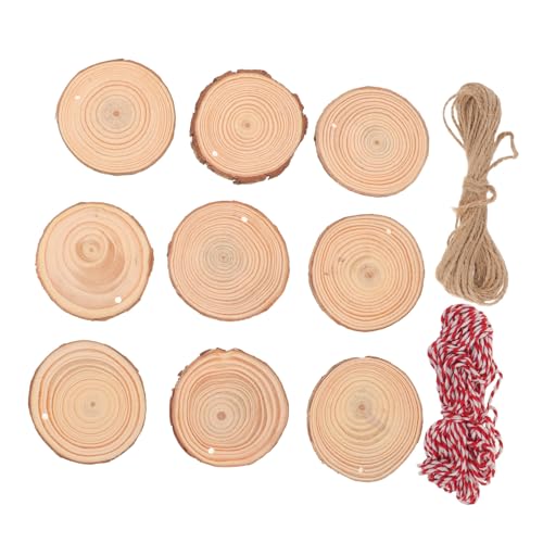 HOMSFOU 30 Stk. Rundscheiben aus Kiefernholz Holz zum Basteln Holzschmuck für das Kunsthandwerk kleine unfertige Naturholzscheiben Holzscheiben Kunst mit Loch Holzhandwerk hölzern HOMSFOU 30 Stk. Rundscheiben aus Kiefernholz Holz zum Basteln Holzschmuck für das Kunsthandwerk kleine unfertige Naturholzscheiben Holzscheiben Kunst mit Loch Holzhandwerk hölzern von HOMSFOU
