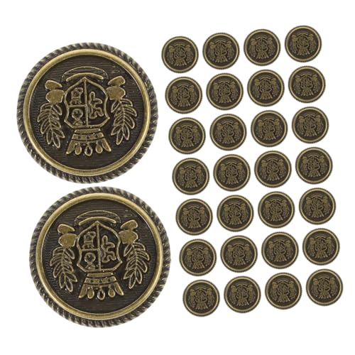 HOMSFOU 30 Stück Anzugknopf Zubehör klare Knöpfe zum Nähen retro Tasten Bastelknöpfe Mantellegierungsknöpfe Annähknöpfe aus Legierung Knopf für Kleidung Metallknöpfe Zinklegierung HOMSFOU 30 Stück Anzugknopf Zubehör klare Knöpfe zum Nähen retro Tasten Bastelknöpfe Mantellegierungsknöpfe Annähknöpfe aus Legierung Knopf für Kleidung Metallknöpfe Zinklegierung von HOMSFOU