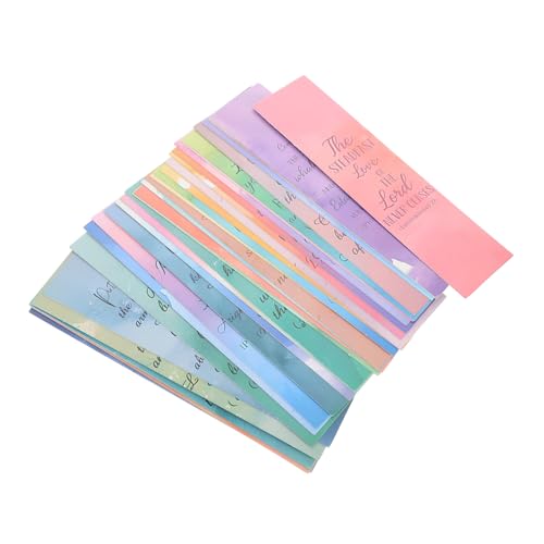 HOMSFOU 30 Stück Bibel Lesezeichen Christliche Buchmarker Bibelvers-lesezeichen Lesezeichen Für Buchliebhaberinnen Inspirierendes Lesezeichen Bibelvers-etiketten Buchmarken Papier HOMSFOU 30 Stück Bibel Lesezeichen Christliche Buchmarker Bibelvers-lesezeichen Lesezeichen Für Buchliebhaberinnen Inspirierendes Lesezeichen Bibelvers-etiketten Buchmarken Papier von HOMSFOU