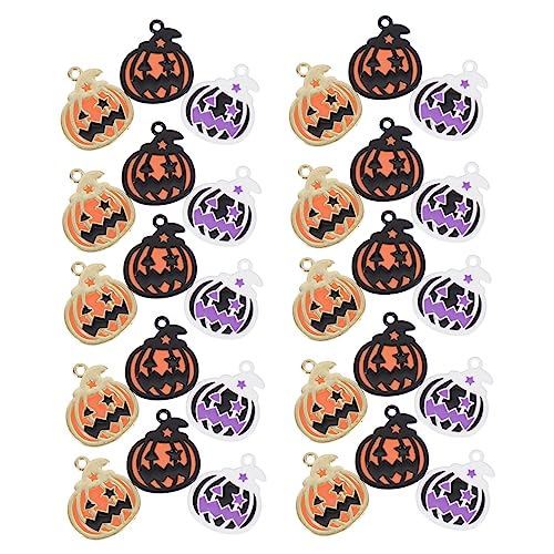 HOMSFOU 30 Stück Halloween Kürbis Schmuck Charms Legierung für Diy Ohrringe und für Festliche Bastelprojekte HOMSFOU 30 Stück Halloween Kürbis Schmuck Charms Legierung für Diy Ohrringe und für Festliche Bastelprojekte von HOMSFOU