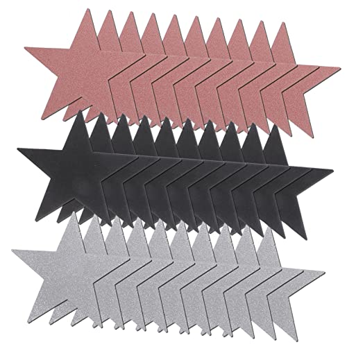 HOMSFOU 30 Stück Handscherenschnitt Mit Fünfzackigem Stern Papierausschnitte in Sternform Klassenzimmer Stern-pentagramm-ausschnitt Erste Wandtattoos Kinderzimmerdekor Bunt HOMSFOU 30 Stück Handscherenschnitt Mit Fünfzackigem Stern Papierausschnitte in Sternform Klassenzimmer Stern-pentagramm-ausschnitt Erste Wandtattoos Kinderzimmerdekor Bunt von HOMSFOU