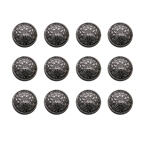 HOMSFOU 30 Stück Hollow out Metallknöpfe für Diy Nähprojekte Schwarz für Jacken Shirts und Accessoires Robust und Langlebig Kreative Handwerkskunst HOMSFOU 30 Stück Hollow out Metallknöpfe für Diy Nähprojekte Schwarz für Jacken Shirts und Accessoires Robust und Langlebig Kreative Handwerkskunst von HOMSFOU