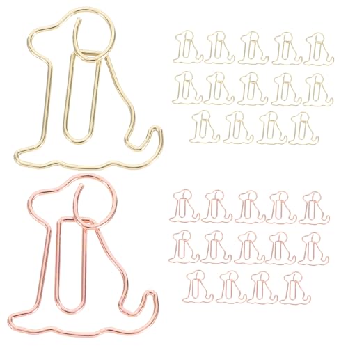 HOMSFOU 30 Stück Hundepapierclip Hundezeichen Clip Neuartige Büroklammern Hundepapierklammern Süß Planer Büroklammern Lustige Metallclips Süße Hunde-büroklammern Kleine Heftklammern Eisen HOMSFOU 30 Stück Hundepapierclip Hundezeichen Clip Neuartige Büroklammern Hundepapierklammern Süß Planer Büroklammern Lustige Metallclips Süße Hunde-büroklammern Kleine Heftklammern Eisen von HOMSFOU