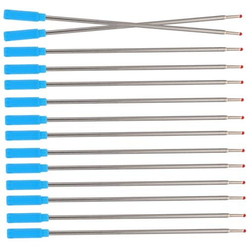 HOMSFOU 30 Stück Pack Nachfüller für Kugelschreiber Blau Mittlere Spitze Glattes Schreiben für Bürobedarf und für Familie und Freunde HOMSFOU 30 Stück Pack Nachfüller für Kugelschreiber Blau Mittlere Spitze Glattes Schreiben für Bürobedarf und für Familie und Freunde von HOMSFOU